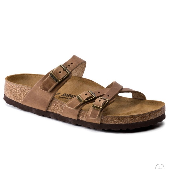 Birkenstock Shoes - Birkenstock Franca Oiled Leather Tobacco Brown Size 37